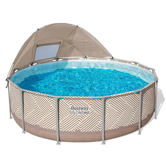 Piscina estructural redonda 3.96x107 cm con parasol Bestway