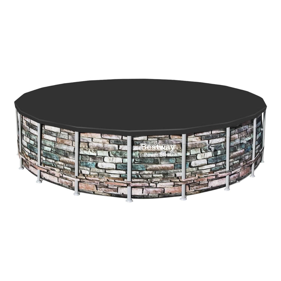 Piscina Bestway Rectangular C/Filtro Gris 4.88MX2.44MX1.22M